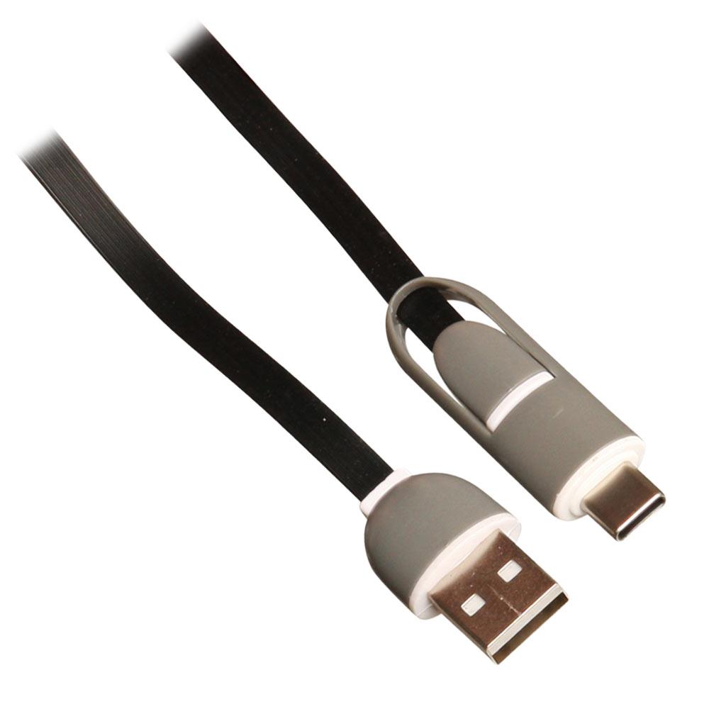 Computer Mester - USB til både USB C og Micro USB, 1 m, - 8762